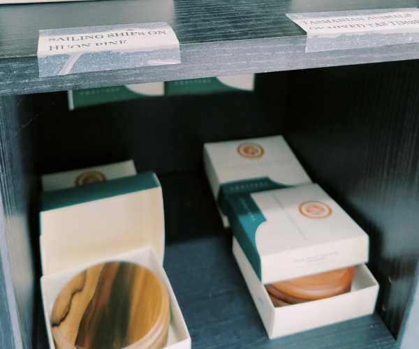 Bass and Flinders merchandise Tasmanian timber